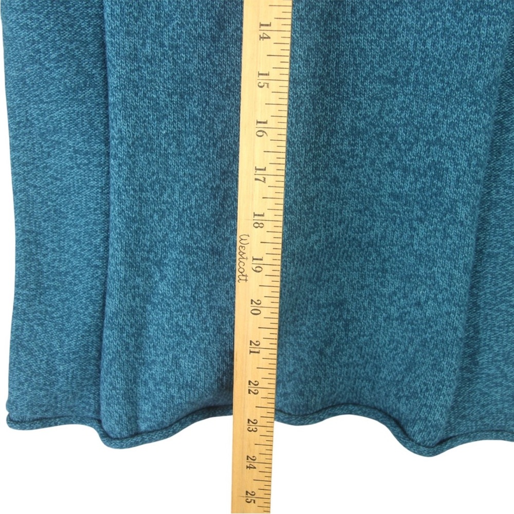 Sundance Silk Blend Knitted Long Sleeve Top Sweater Blue Henley Soft Size S - Picture 6 of 8